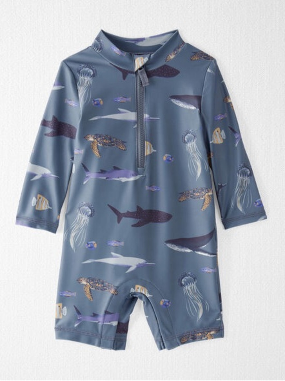 Baby Recycled Long Sleeve Rashguard Swimsuit